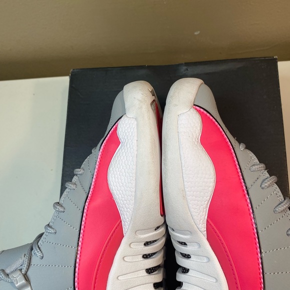 🔥NIKE JORDAN RETRO ‘WOLF GREY RACER PINK’ SIZE 6.5 WMNS 5 YOUTH 510815-060 - Picture 6 of 8